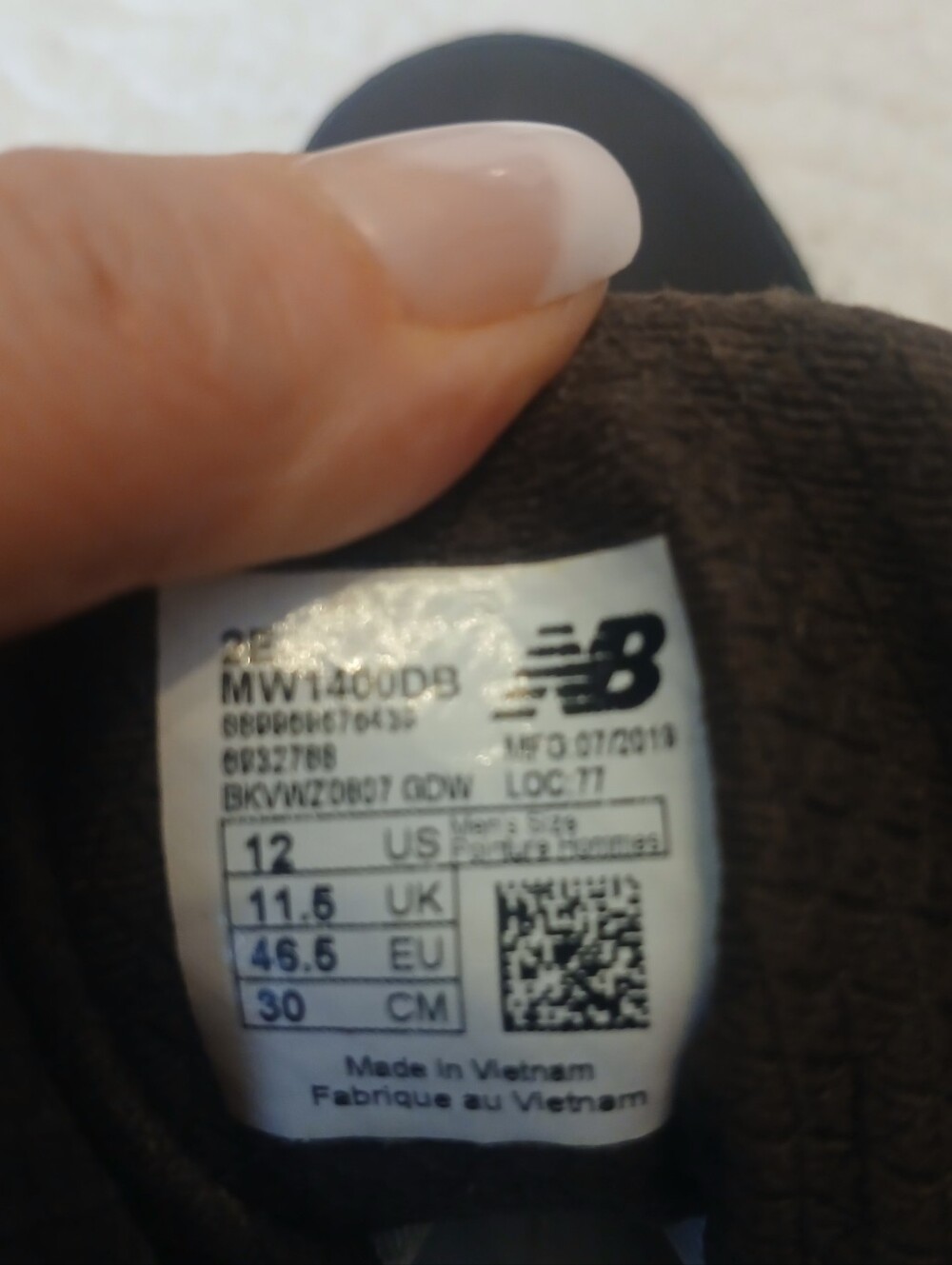 Mens New Balance 1400 Waterproof Boot Size 12 - Picture 4 of 5